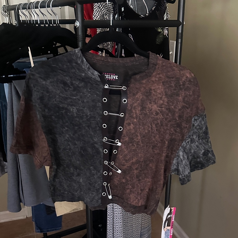 Two-Tone Crop Top